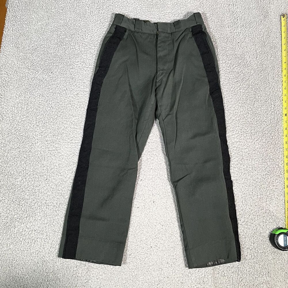 Vintage Gregory’s Men's Marching Band Pants Ribbon Leg Capri Green 26x24